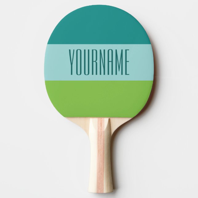 Custom Tri-Color ping pong paddle (Back)