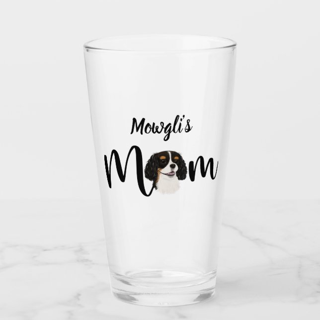 Custom Tri Colored Cavalier  Glass (Front)