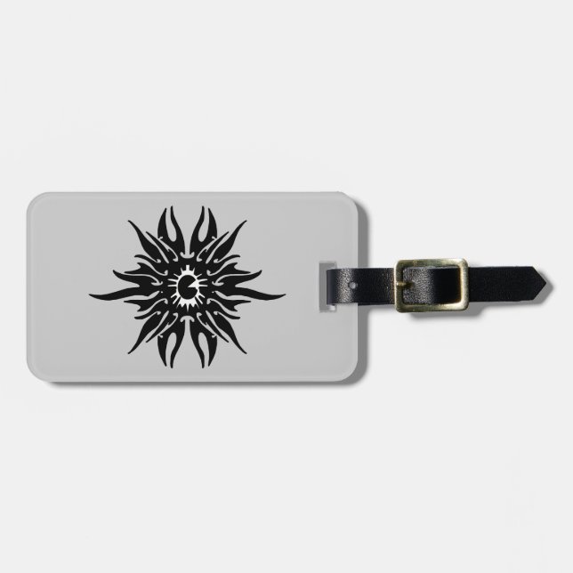 Custom Tribal Eye Luggage Tag (Front Horizontal)