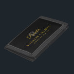 Custom Trifold Wallet – Name, Title & Monogram<br><div class="desc">Upgrade your everyday carry with this Custom Trifold Wallet,  personalized with your name,  title,  and classic monogram. Crafted for both style and function,  it offers multiple card slots and a secure design. A perfect gift for professionals or anyone who appreciates personalized accessories with a touch of sophistication.</div>
