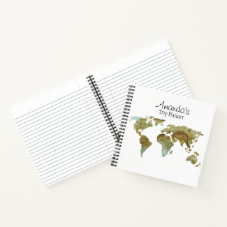 Custom Trip Planner Travel Notebook