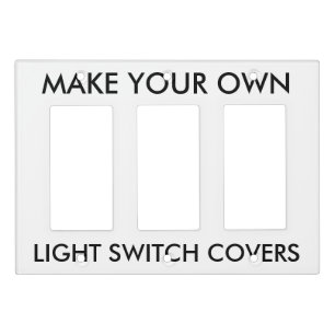 Custom Triple Rocker Surround Light Switch Cover
