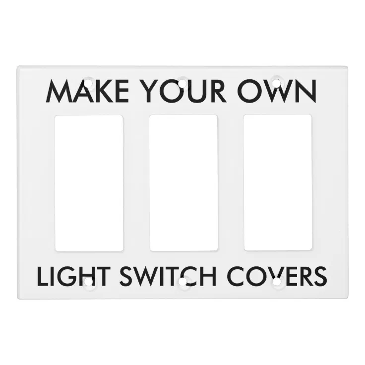 Custom Triple Rocker Surround Light Switch Cover Zazzle