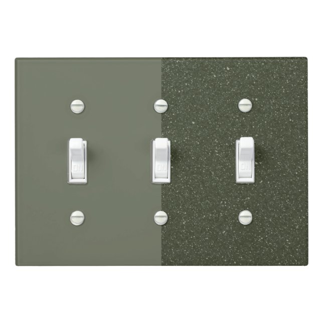 Custom Triple Switch Plate – Reversed Split (In Situ)