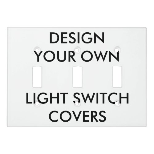 Custom Triple Toggle Surround Light Switch Cover