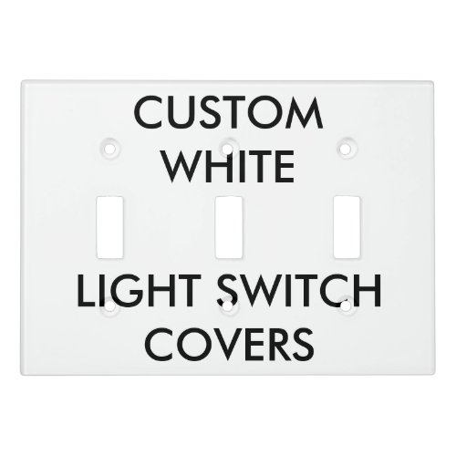 Custom Triple Toggle Surround Light Switch Cover