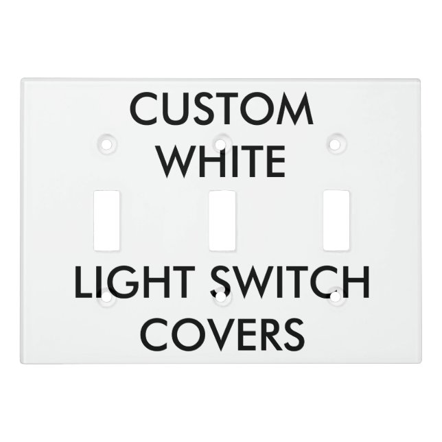 Custom Triple Toggle Surround Light Switch Cover (Front)