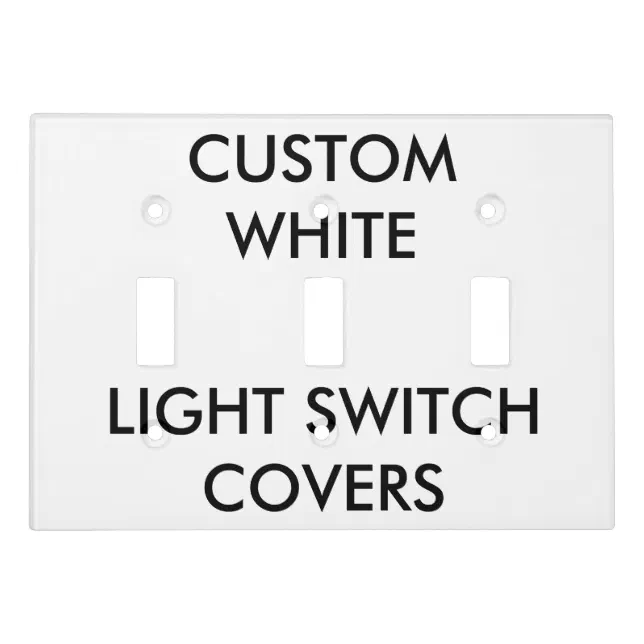 Custom Triple Toggle Surround Light Switch Cover Zazzle