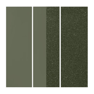 Custom Triptych Wall Art – Moss Green Dual Texture
