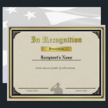 Custom Trooper Salute Thin Blue Line Certificate<br><div class="desc">Our Thin Blue Line certificates are the prefect way to recognize achievement, promotion, completion or appreciation. It is an inexpensive and proven way to boost morale in any organization. Our original designs are not just limited to law enforcement, government and police agencies. They are also a beautiful method of recognition...</div>