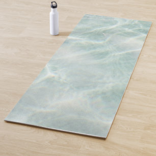 Custom Tropical Beach Sea Waves Yoga Mat