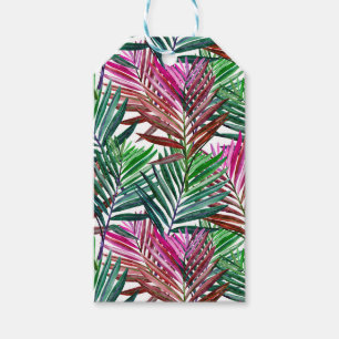 Custom Tropical Beach Summer Palms Gift Tags