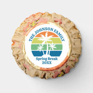 Custom Tropical Island Party Palm Trees Reese's Peanut Butter Cups