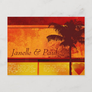 Custom Tropical Palm Tree Cards
