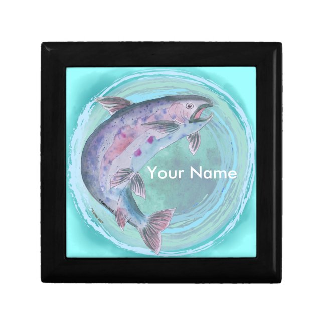 Custom Trout Fishing  Gift Box (Front)