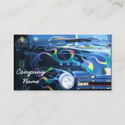 Custom truck business cards