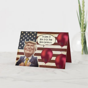 Custom Trump Birthday Card