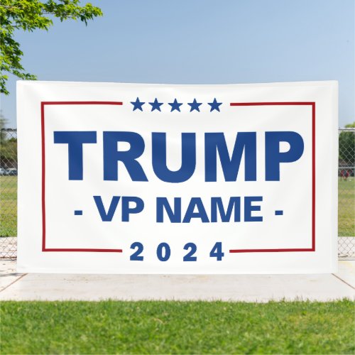 Custom Trump Vice President 2024 Banner