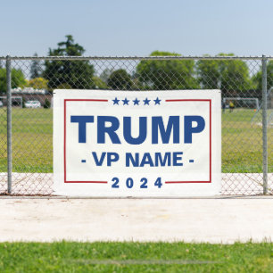 Custom Trump Vice President 2024 Banner