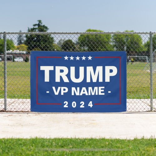 Custom Trump Vice President 2024 Banner