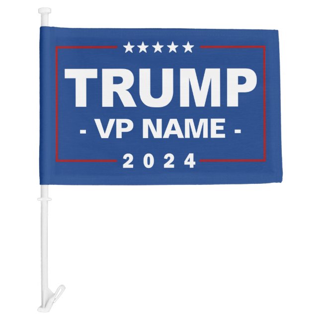 Custom Trump Vice President 2024 Car Flag (Front)