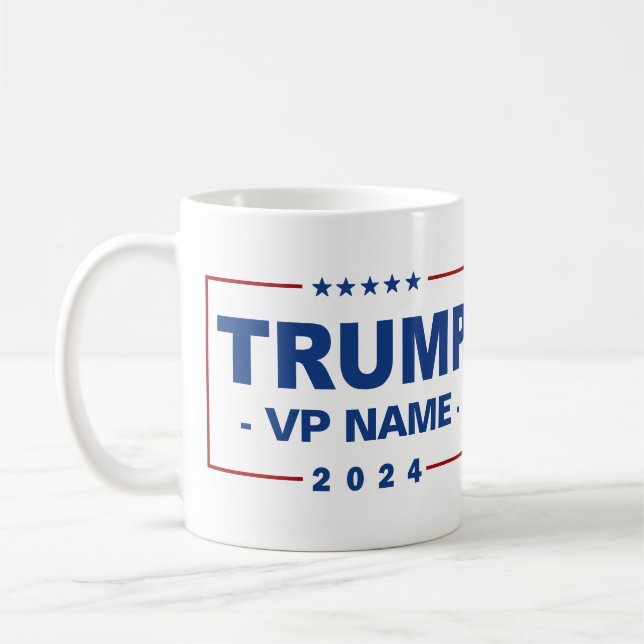 Custom Trump Vice President 2024 Coffee Mug (Left)