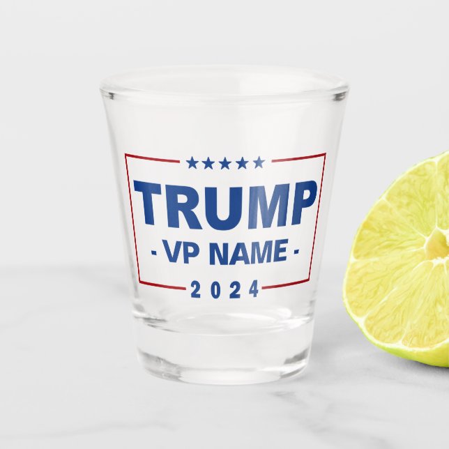 Custom Trump Vice President 2024 Shot Glass (Front)