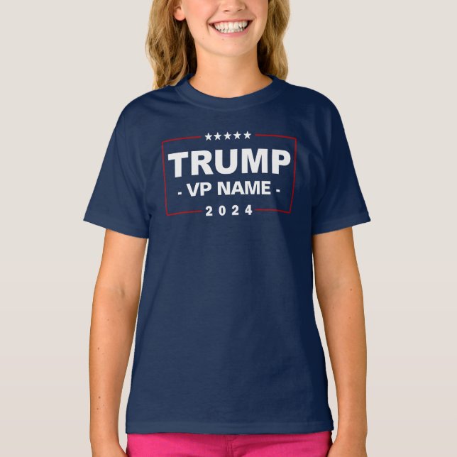 Custom Trump Vice President 2024 T-Shirt (Front)