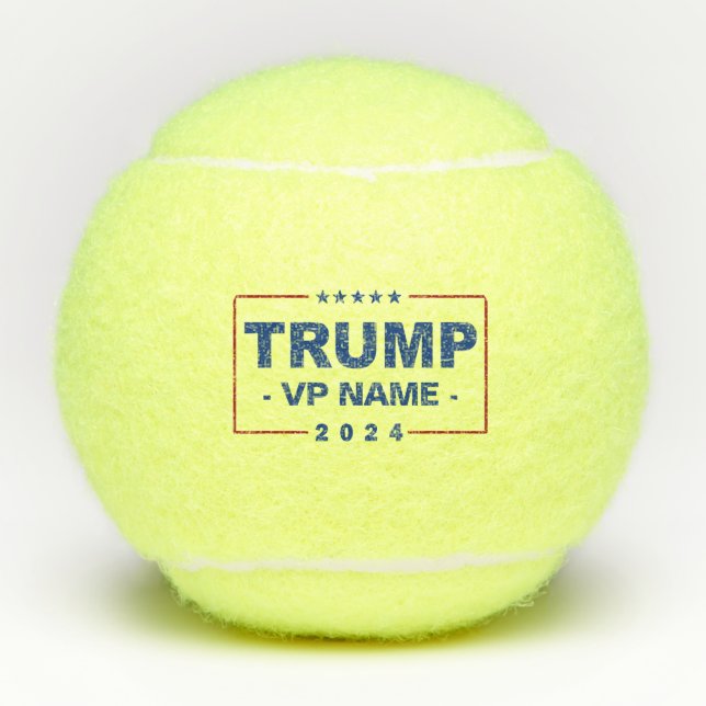 Custom Trump Vice President 2024 Tennis Balls (Front)