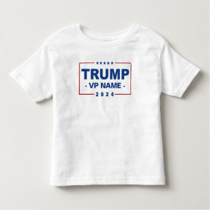 Custom Trump Vice President 2024 Toddler T-shirt