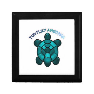 Custom Turtle Cute Pun Funny Animal Gift Box