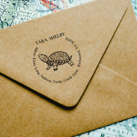 Custom Turtle Extra Long Return Address