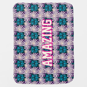 Custom turtle pattern  baby blanket