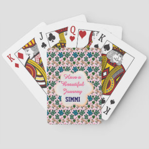 Custom turtle pattern  poker cards