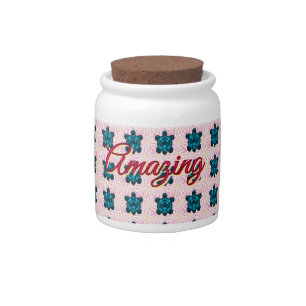 Custom turtle pattern Sherpa Blanket Candy Jar