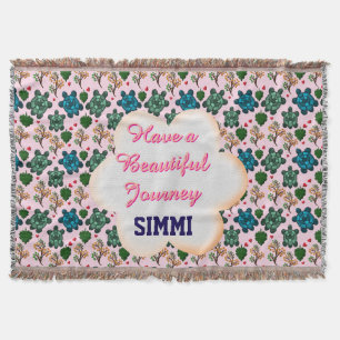 Custom turtle pattern  throw blanket