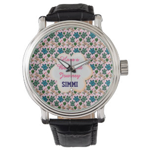 Custom turtle pattern watch