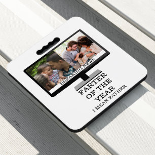 Custom TV farter of the year funny dad 2 photo Seat Cushion