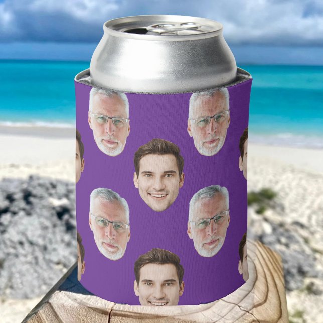 Custom Two Face 20th 30th 40th 50th Birthday Party Can Cooler (Creator Uploaded)