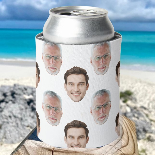 Custom Two Face 20th 30th 40th 50th Birthday Party Can Cooler (Creator Uploaded)