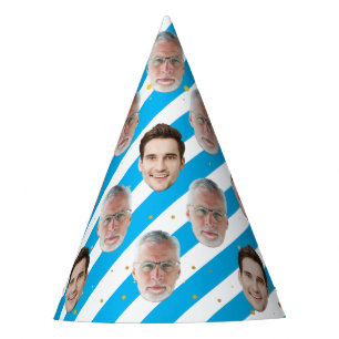 Custom Two Face Happy Birthday Decoration Supplies Party Hat