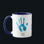 Custom Two handprints We love you, Mommy!  Mug<br><div class="desc">Introducing our Custom Two Handprints "We Love You, Mommy!" Mug, a heartwarming and personalized gift for moms to cherish their children's handprints as they grow. This mug is a wonderful way to show your love and appreciation to your mom and create lasting memories. The text on the mug is fully...</div>