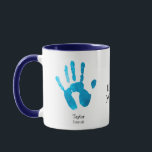 Custom Two handprints We love you, Mommy!  Mug<br><div class="desc">Introducing our Custom Two Handprints "We Love You, Mommy!" Mug, a heartwarming and personalized gift for moms to cherish their children's handprints as they grow. This mug is a wonderful way to show your love and appreciation to your mom and create lasting memories. The text on the mug is fully...</div>