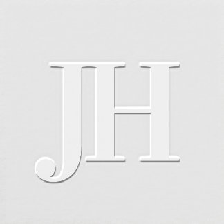 Custom Two Letter Monogram Embosser
