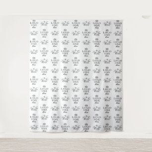 Custom Two Logo Step and Repeat Event Backdrop
