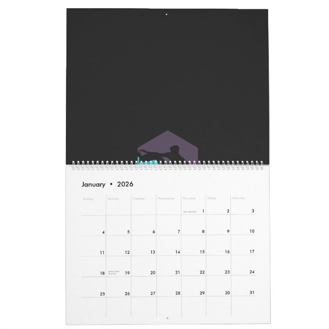 Custom Two-Page Photo Calendar | Family Gift (Jan 2026)