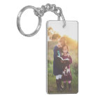 Custom Two Photo Double Sided Acrylic Keychain