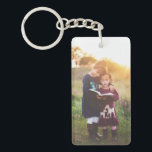 Custom Two Photo Double Sided Acrylic Keychain<br><div class="desc">add your vertical images to this template keychain with ease. this template allows for a different photo on the front and the back of the keychain.. looking for something with text,  or only one picture? check out our shop for more template options</div>