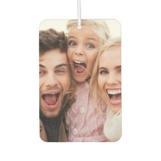 Custom Two Photo Double Sided Air Freshener