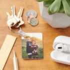 Custom Two Photo Double Sided Aluminum Keychain